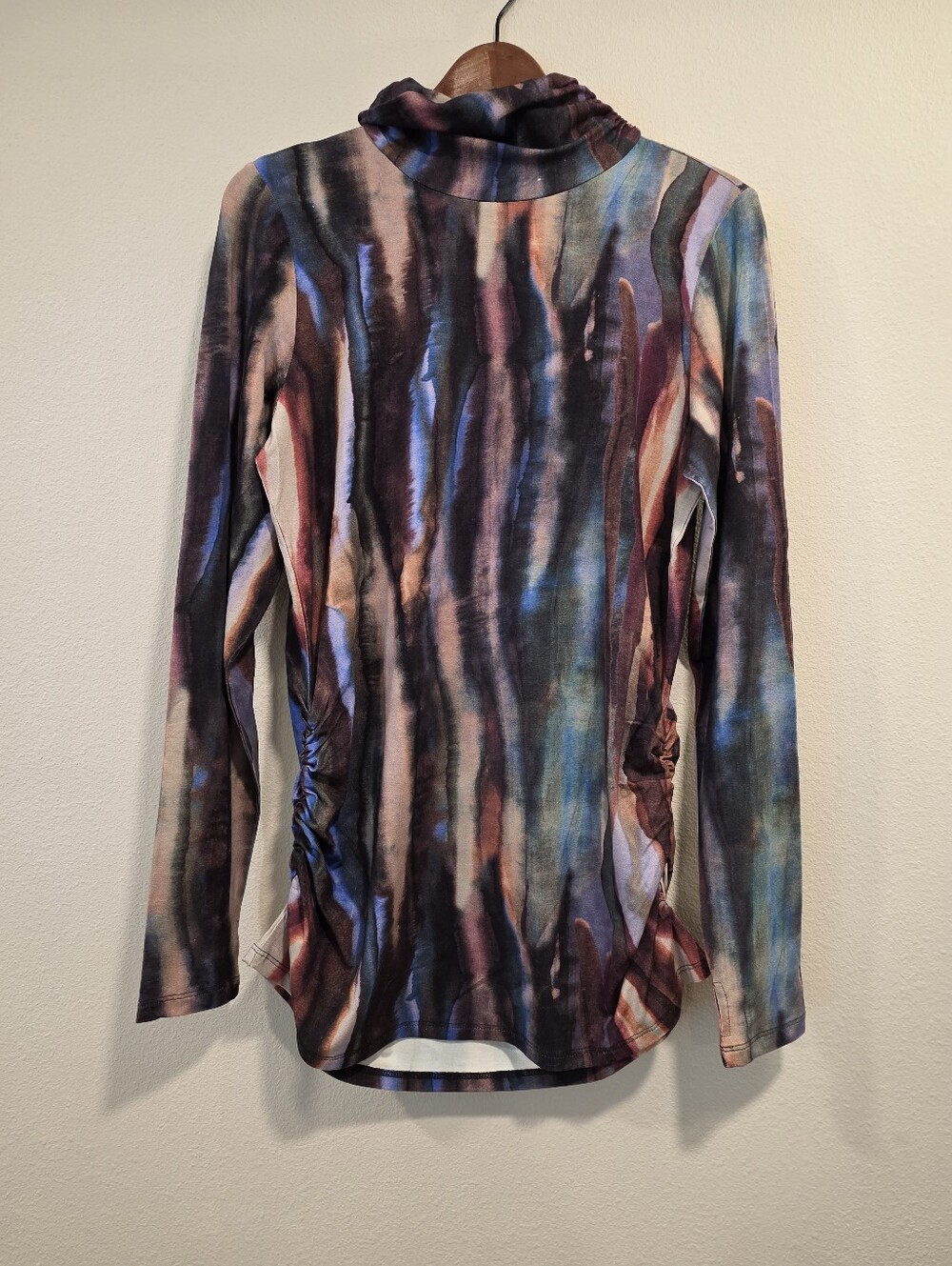 Kozan Long Sleeve Ruched Turtleneck